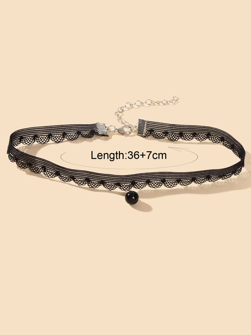 Classic Black Velvet Choker Round Charm Necklace Women Halloween Cosplay Jewelry