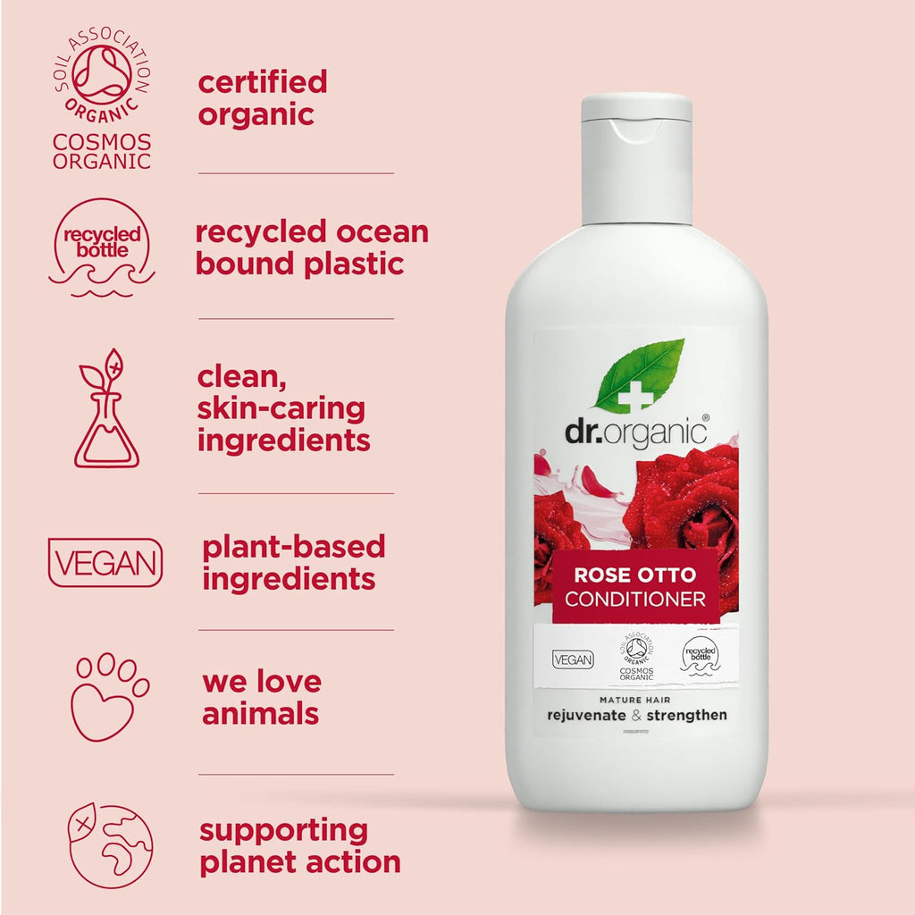 Dr Organic Bioactive Haircare Organic Rose Otto Conditioner 265ml