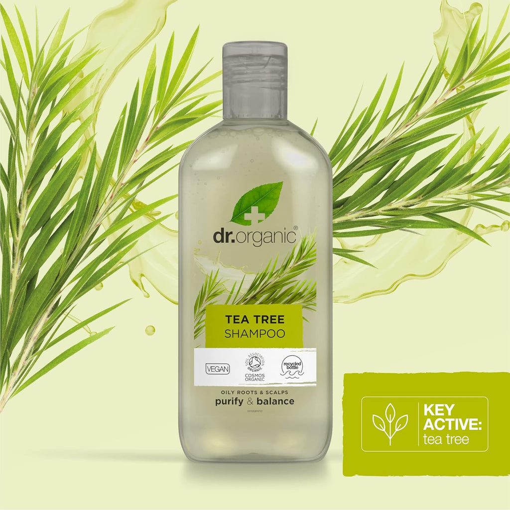 Dr Organic Bioactive Haircare Organic Tea Tree Shampoo 265ml