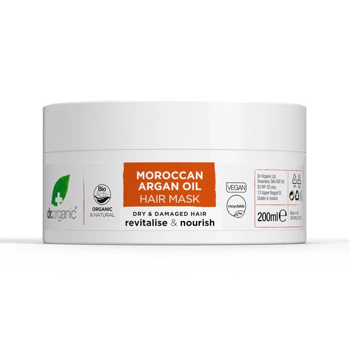 Dr Organic Bioactive Haircare Organic Moroccan Argan Oil Hair Mask
