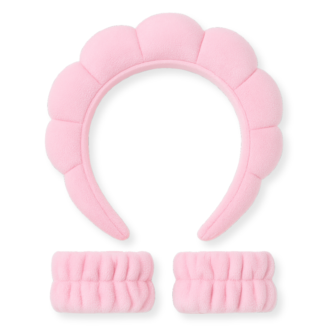 Skincare Headband & Wristbands