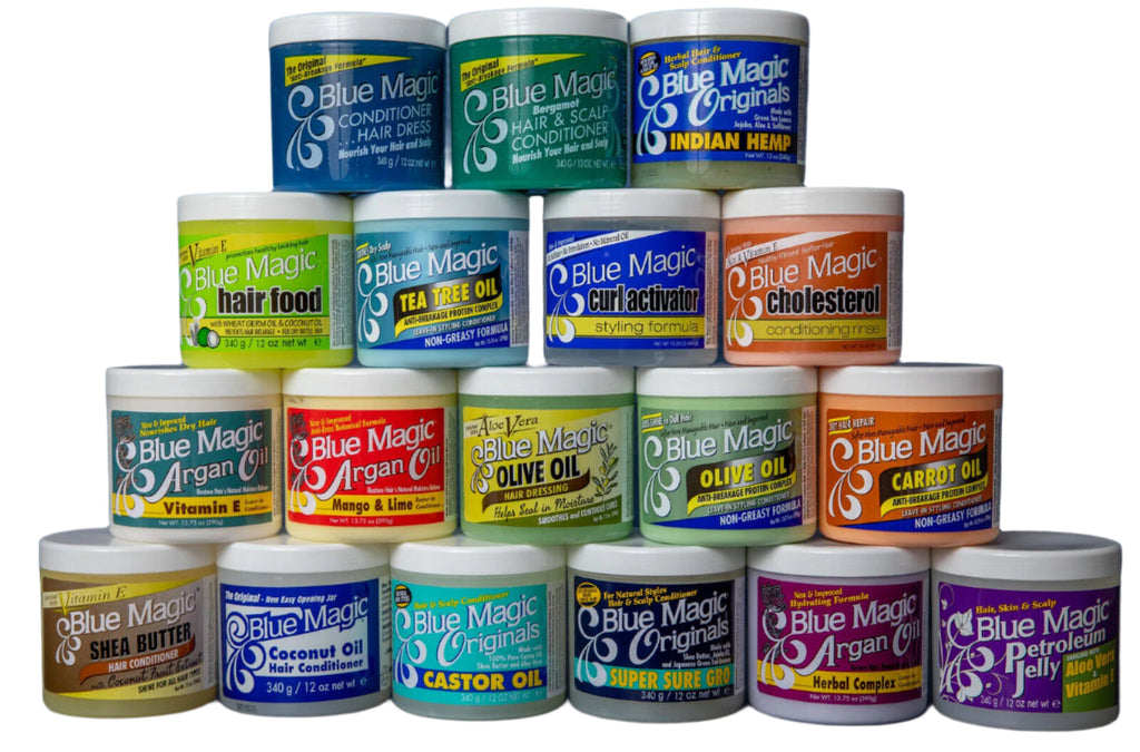 Blue Magic Haircare Hair Food, Coconut, Bergamot Cream & leave in Conditioners